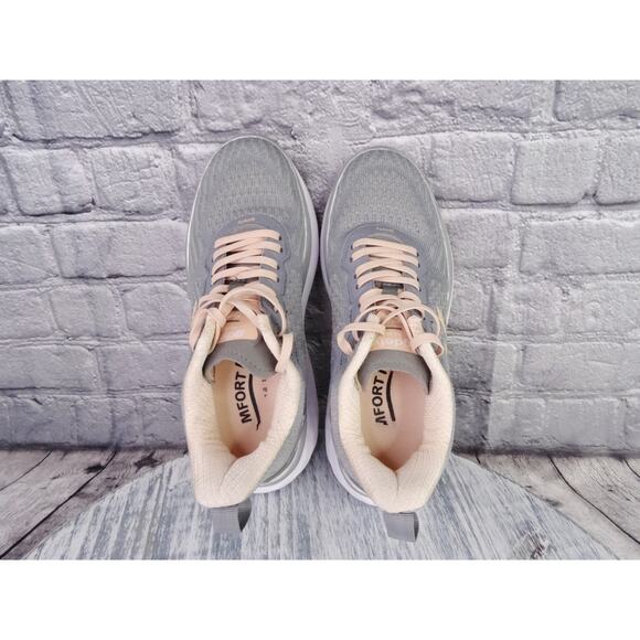 GDEFY Gravity Defyer XLR8 Run Gray Peach Women 7.5 Used In Very Good Condition - Picture 6 of 12